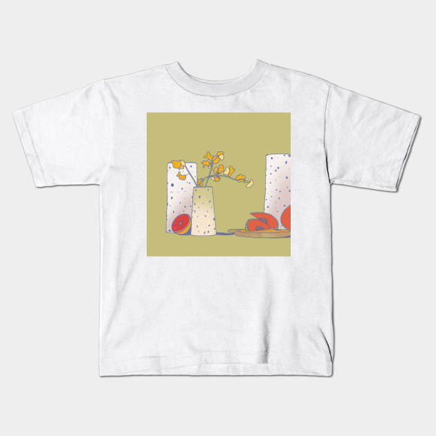 fruit + vases Kids T-Shirt by fruitspoon.art